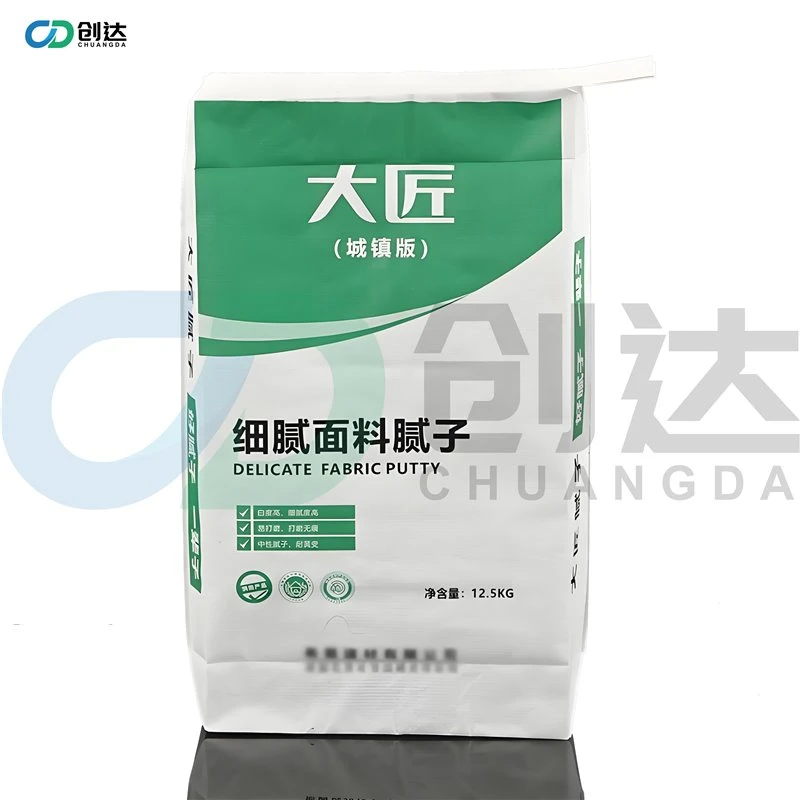 Bleaching Powder PE Valve Bags With Square Bottom